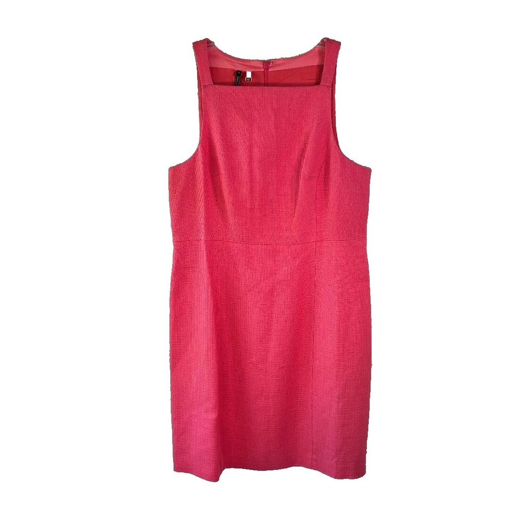4 Collective Rospi Basketweave Sleeveless Pink Dress Size 14‎ NWT